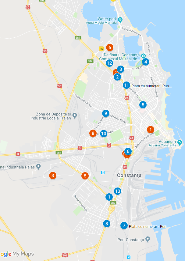 puncte chioșcuri Paște 2019